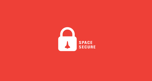 Creative logo designs that use negative space - Space Secure