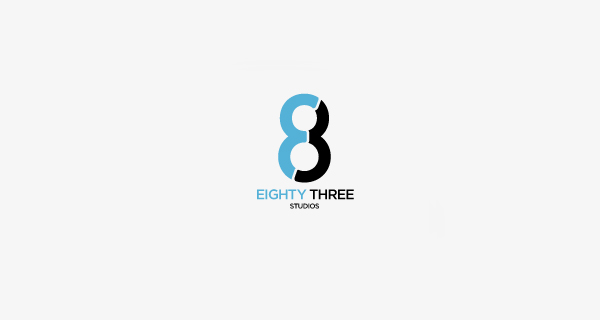 Creative logo design using numbers and digits - Eighty Three Studios