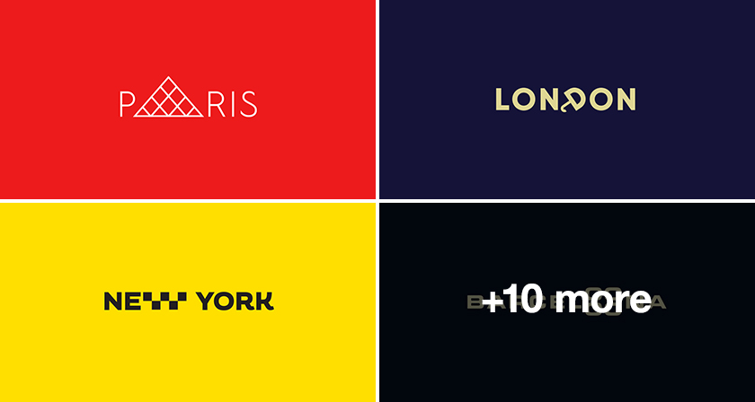 creative-minimal-typographic-city-logos