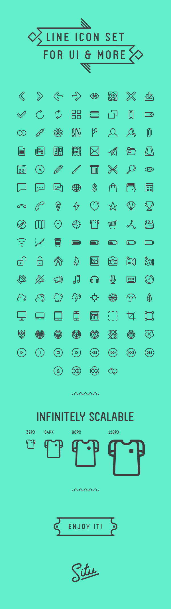 Free Minimal Line Icons For UI, Web And Mobile Design