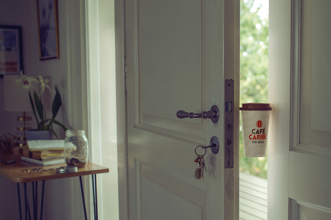 Creative art direction & post production ads - Cafe Caribe (Door) Creative art direction & post production ads - Cafe Caribe (Door)
