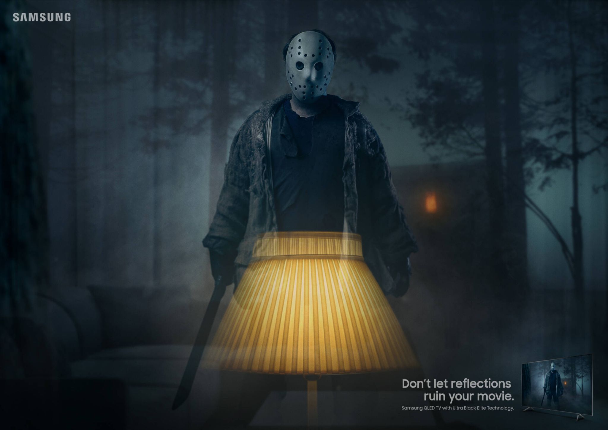 Creative art direction & post production ads - Samsung QLED TV (Ad 1)