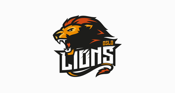 what designer has a lion logo