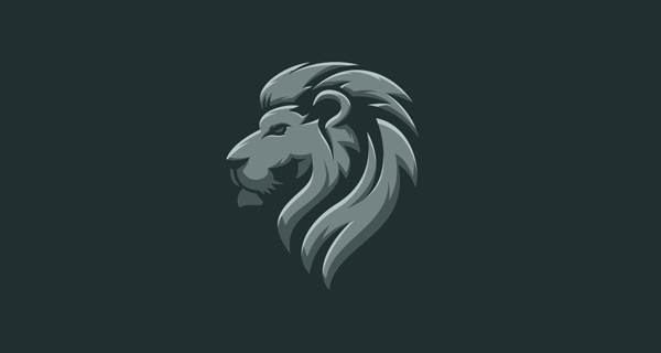 cool lion logos