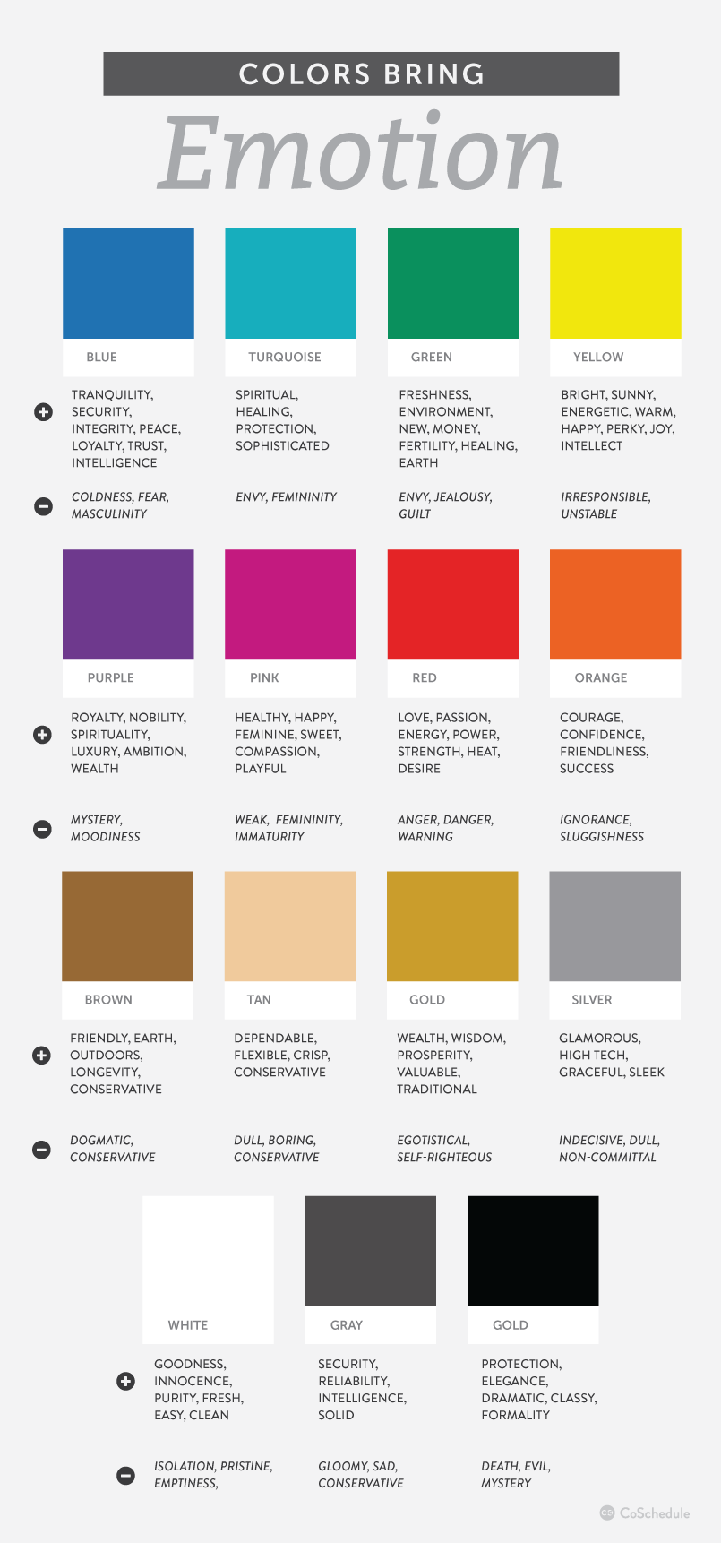 Infographic deals color palette