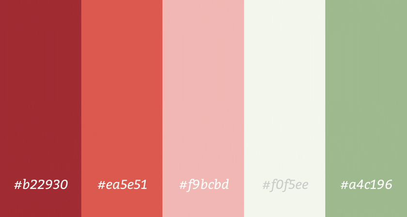 create organized color palette from image