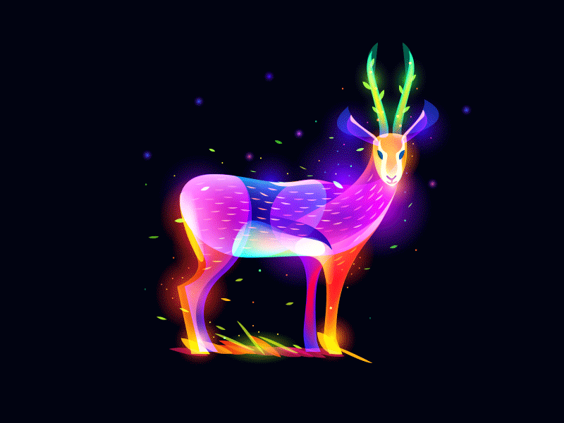 Vibrant, Dream-Like Illustrations Made With Gradients And Blend Modes - 26 Process