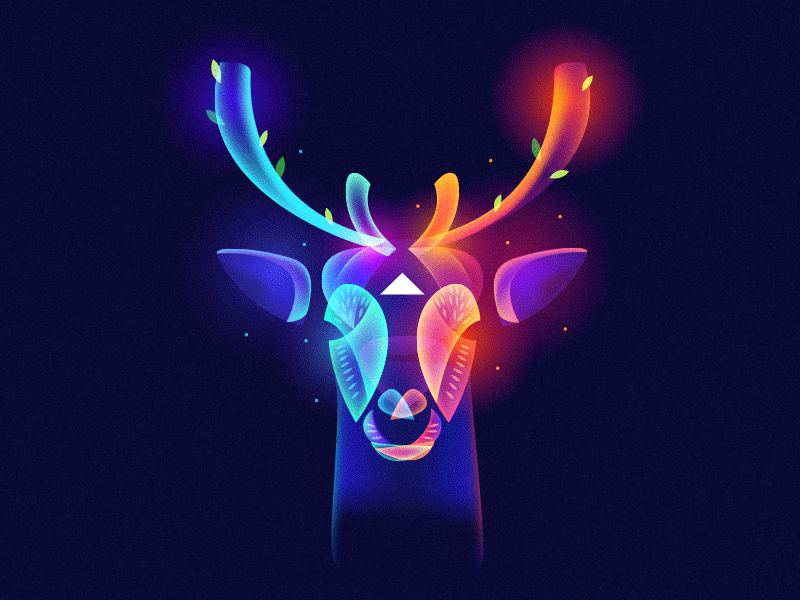 Vibrant, Dream-Like Illustrations Made With Gradients And Blend Modes - 5