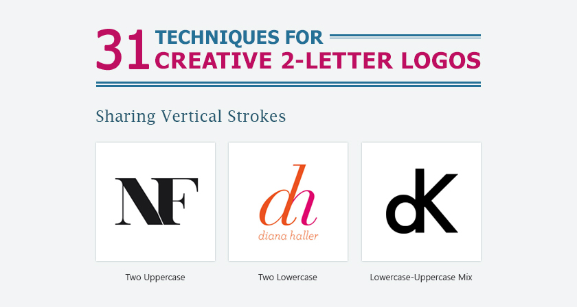 31 Design For Creative Two-Letter Logos