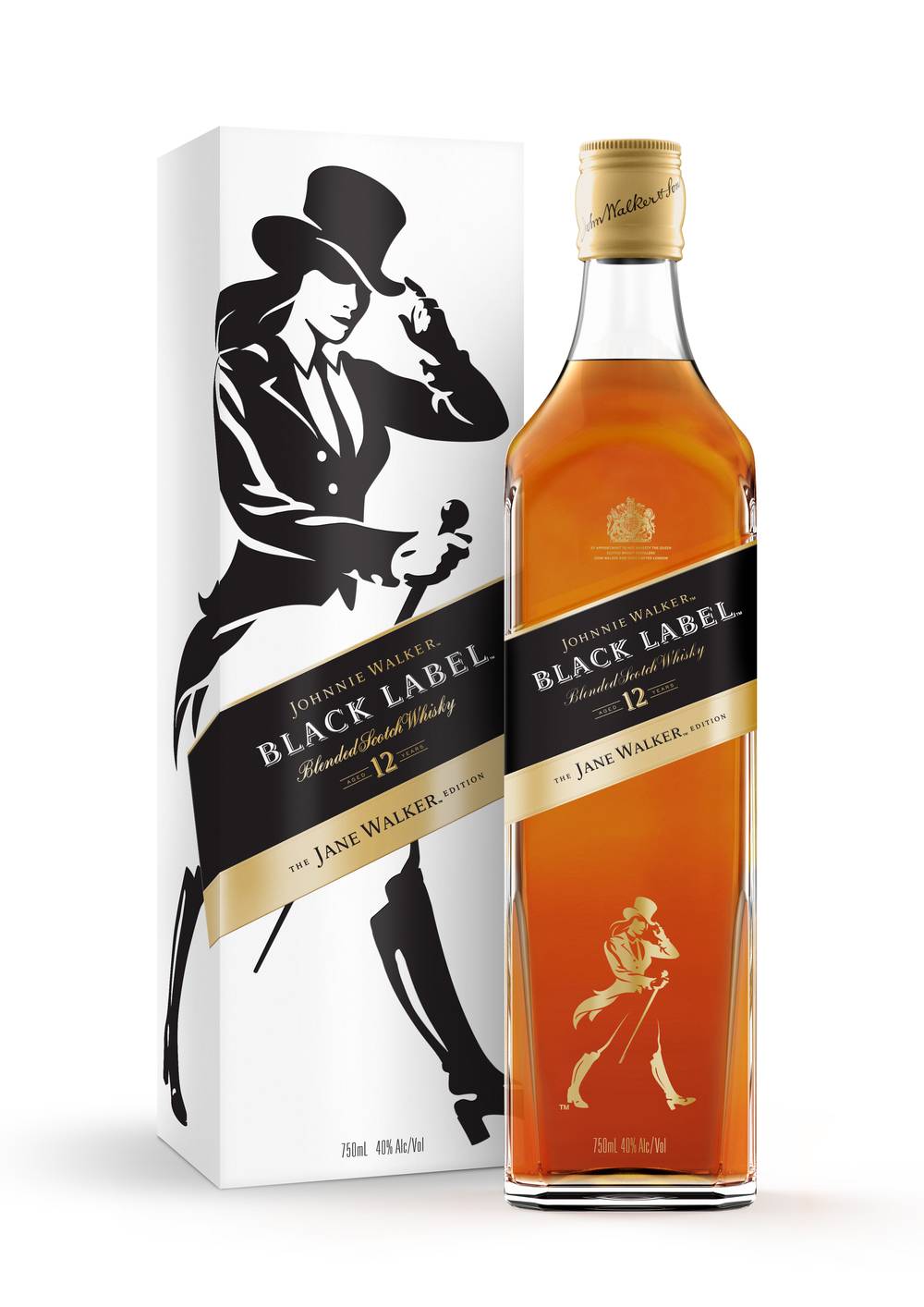 Female brand logos for Women's Day - Jane Walker by Johnnie Walker - Packaging