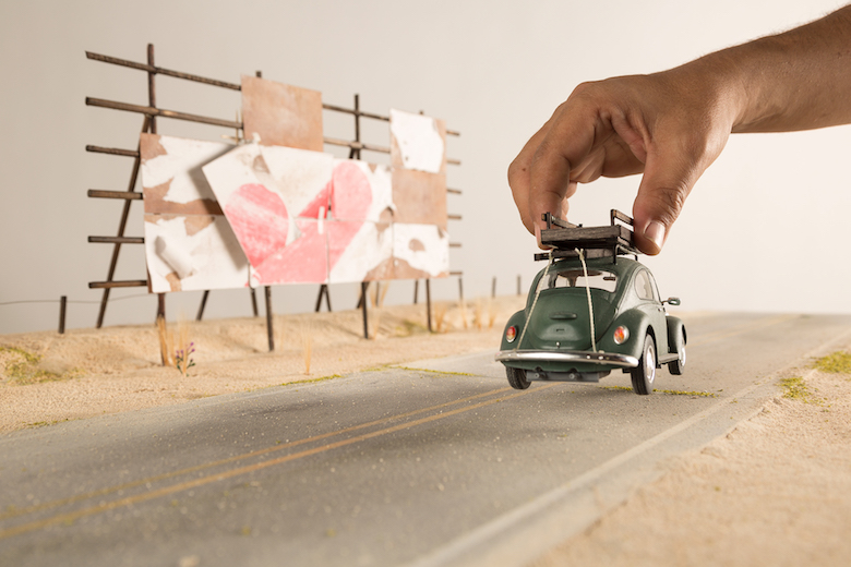 Photographer Felix Hernández Rodríguez scales a car toy model and the  result is fascinating