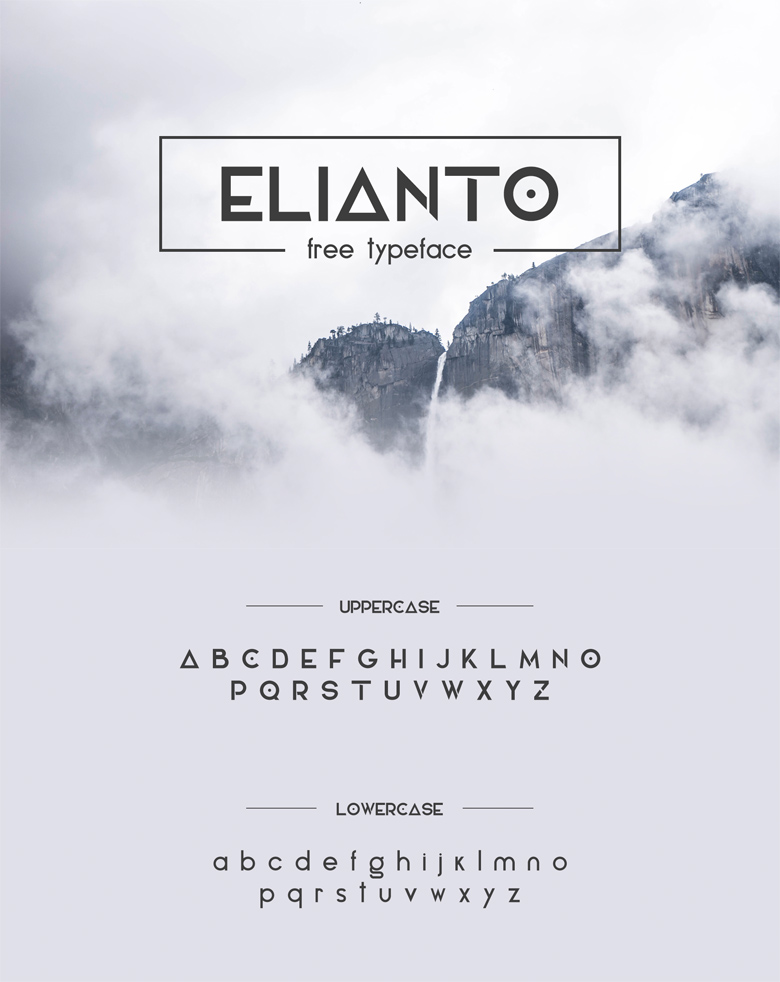 Beautiful free fonts for designers - Elianto