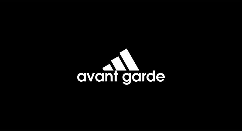 Adidas logo font - Avant Garde