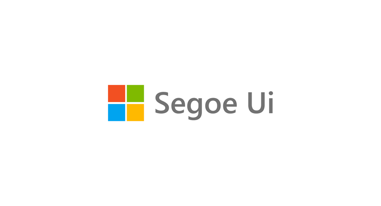 Microsoft logo font - Segoe UI