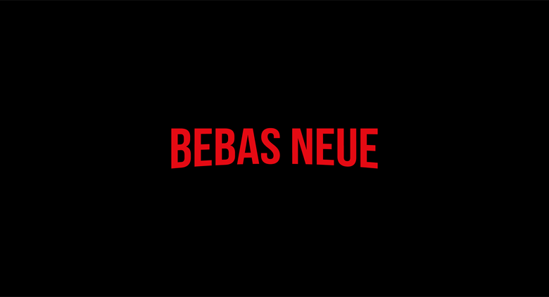 Netflix logo font - Bebas Neue