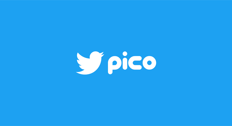 Twitter logo font - Pico