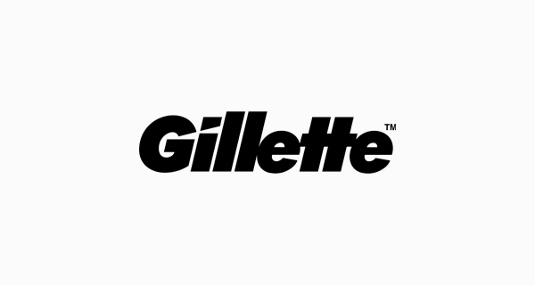fonts of famous logos gilette - Conheça as fontes utilizadas em logos famosas (com link de download)