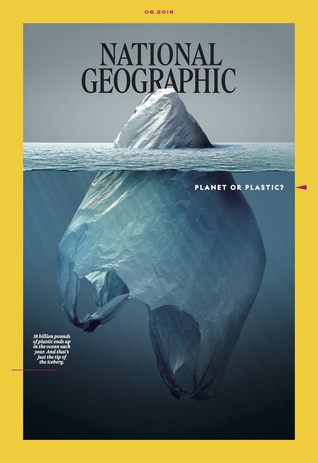 National Geographic Comes Up With An Iconic Cover For Its 'Planet Or Plastic' Campaign