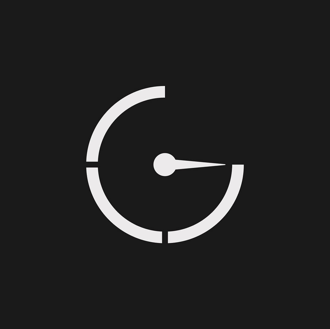 Creative typographic alphabet logos - G for Gauge