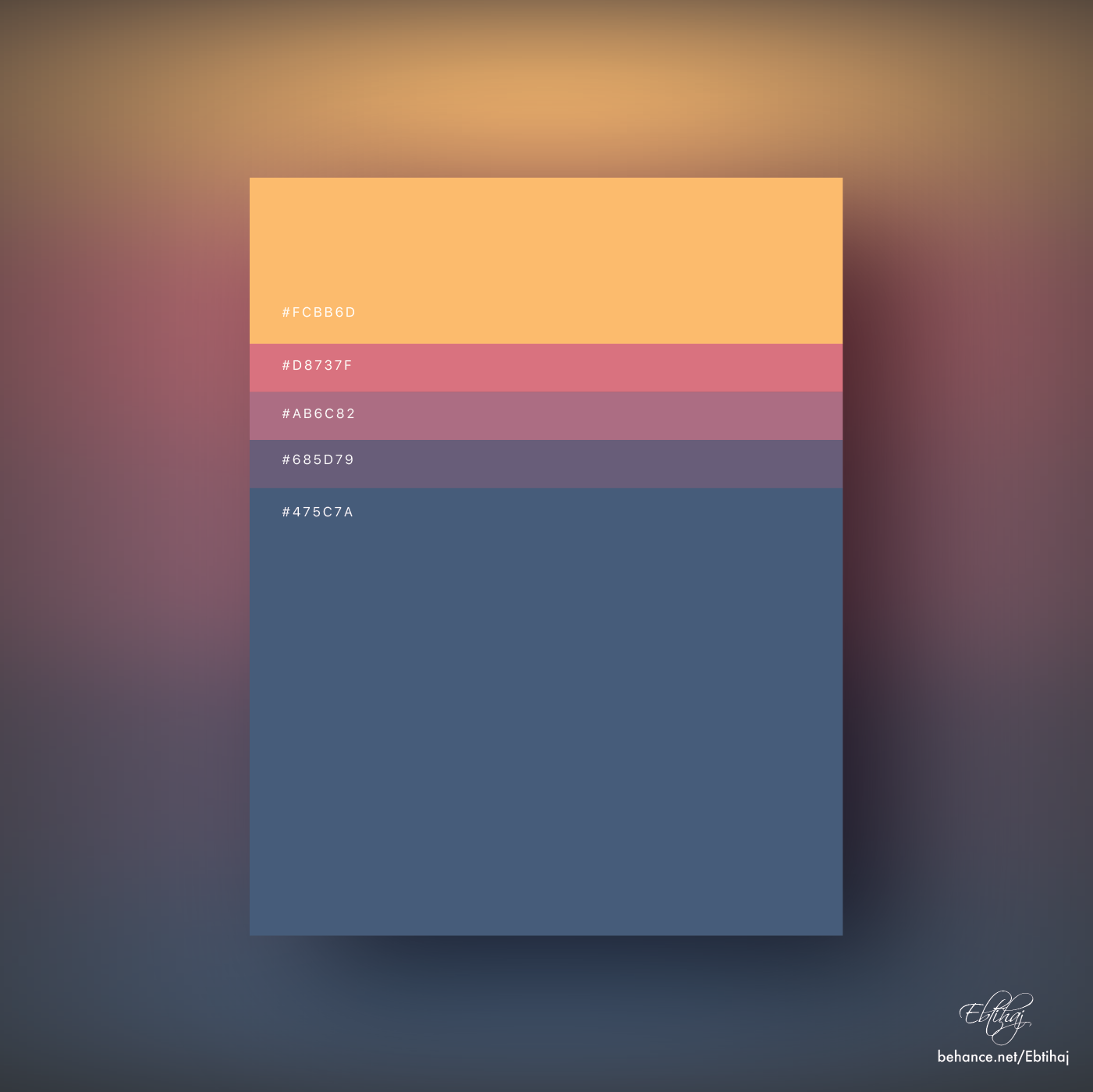 presentation color palette