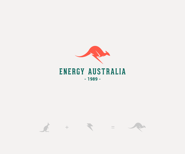 Creative logos made by combining different shapes - 