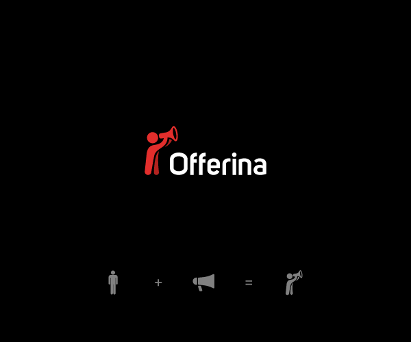Creative logos made by combining different shapes - 