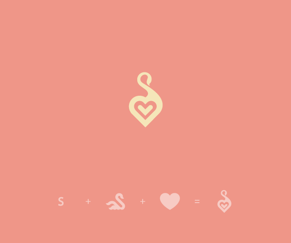 Creative logos made by combining different shapes - 