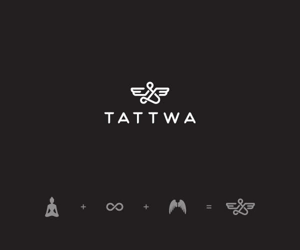 Creative logos made by combining different shapes - 