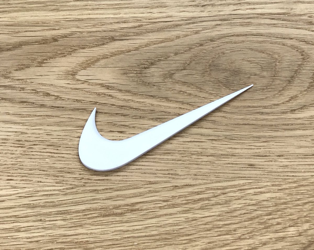 Famous logos 3D printed as everyday items - Nike (1)