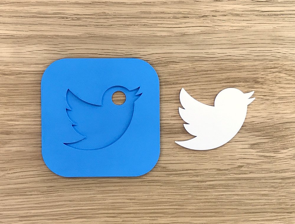 Famous logos 3D printed as everyday items - Twitter (2)