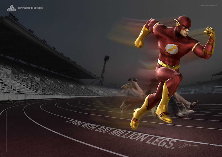 If The Flash endorsed Adidas