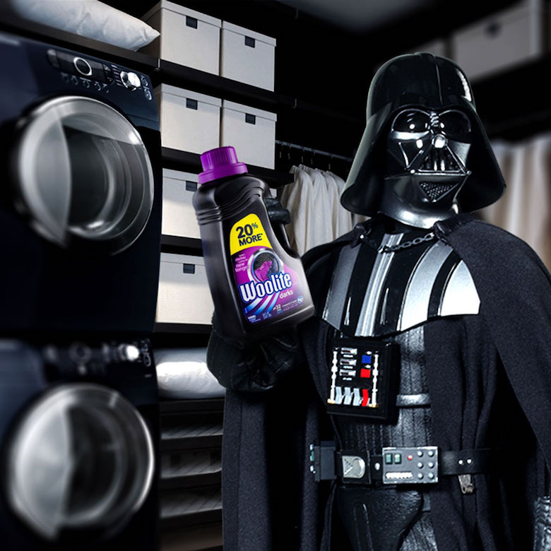 If Darth Vader endorsed Woolite