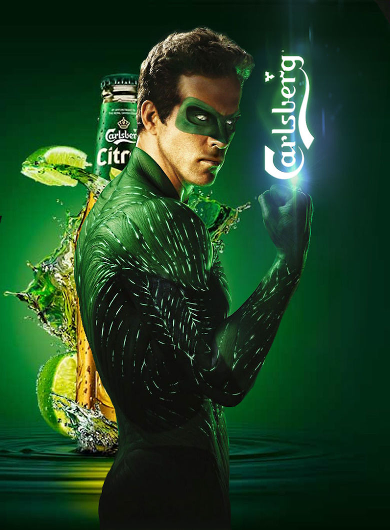 If The Green Lantern endorsed Carlsberg