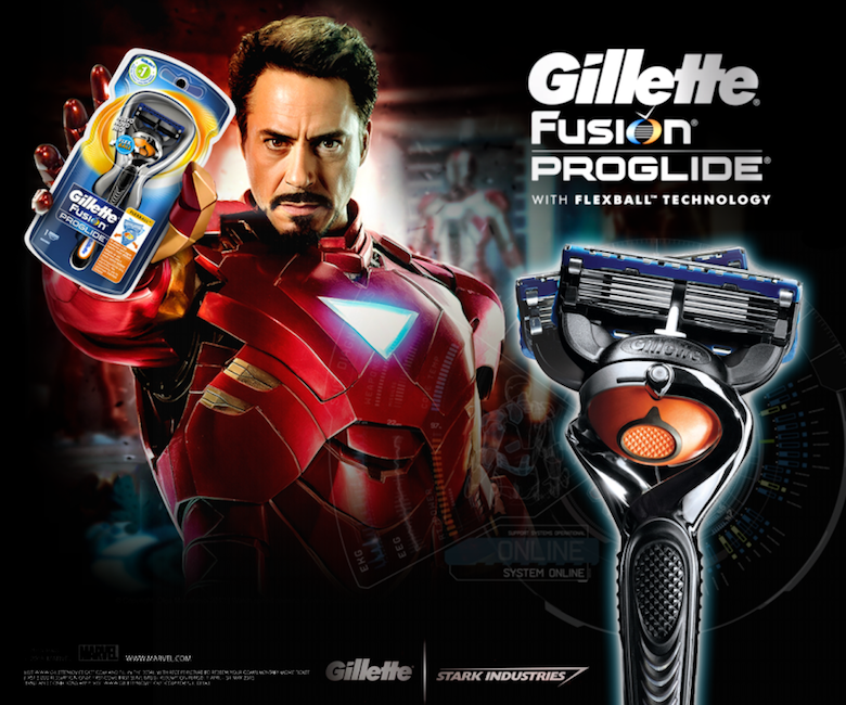 If Iron Man endorsed Gillette Fusion