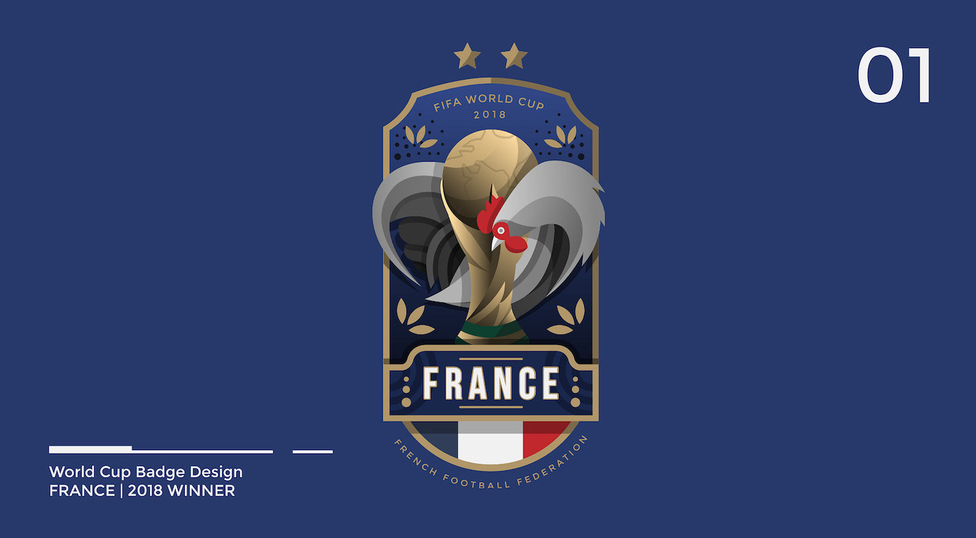World Cup Badge Design - France