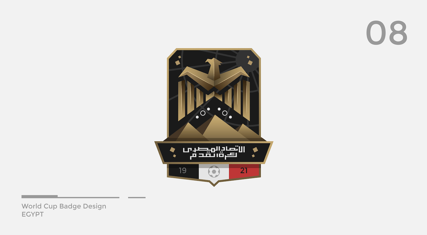 World Cup Badge Design - Egypt