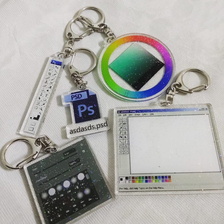 Keychains for graphic designers - 2