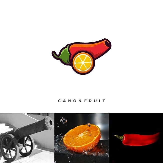 Logos made by combining two different things - 20