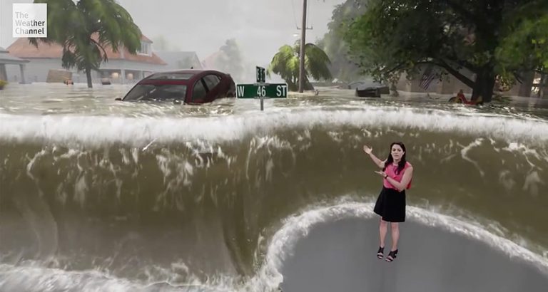This Augmented Reality Movie Poster For 'Into The Storm' Is So Cool