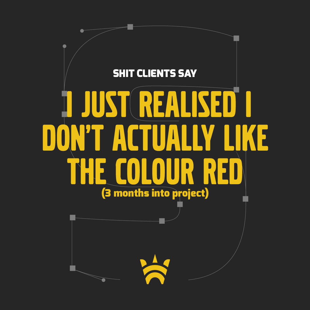 I just realised that I don't actually like the colour red