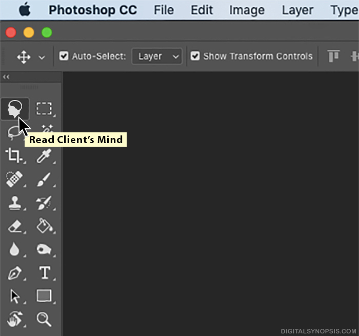 Photoshop: Read Client's Mind Tool