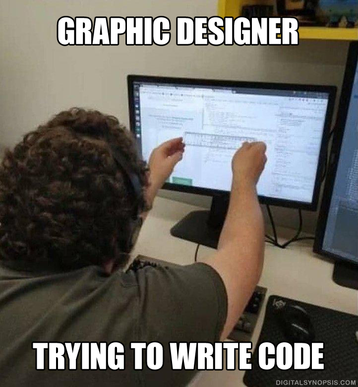 Graphic Designer trying to write code