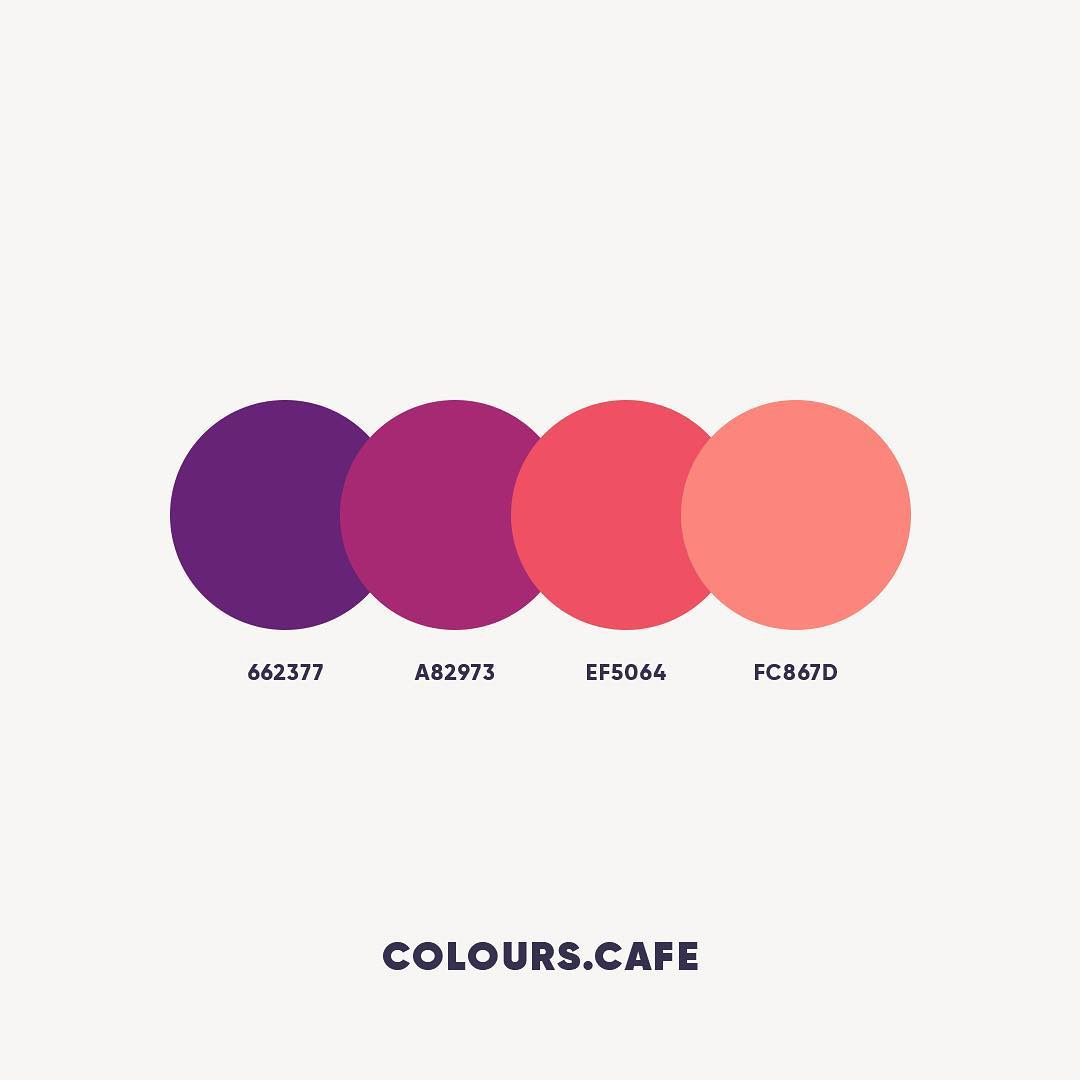 Purple & Orange color shades, combinations, palettes, schemes