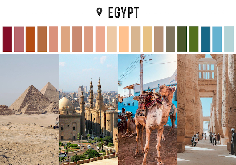 Colors of countries - Egypt