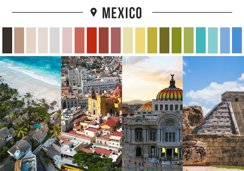 Colors of countries - Mexico