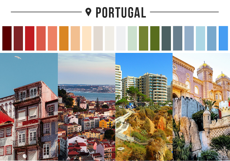 Colors of countries - Portugal