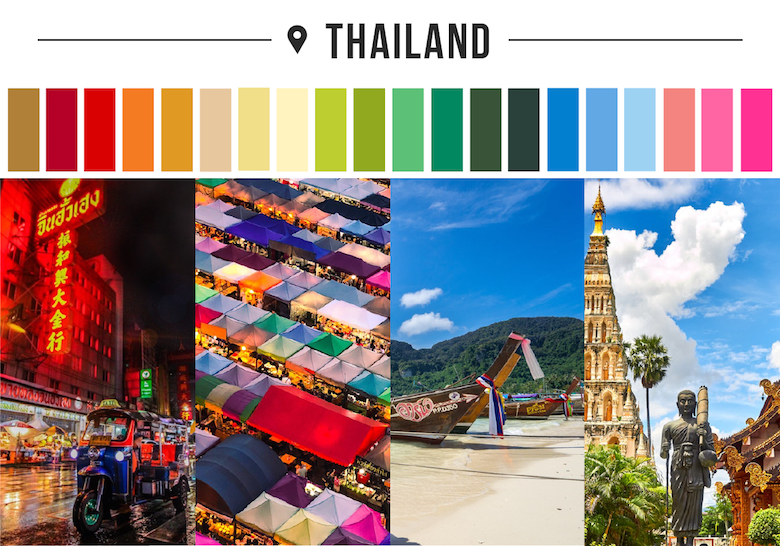 Colors of countries - Thailand