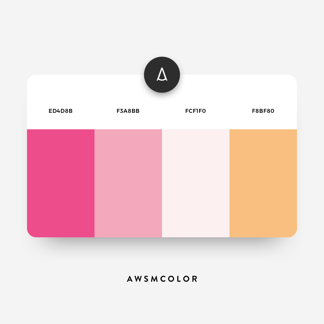 Pink color shades, palettes, combinations, schemes