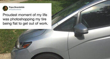 man-photoshops-flat-tire-to-skip-work