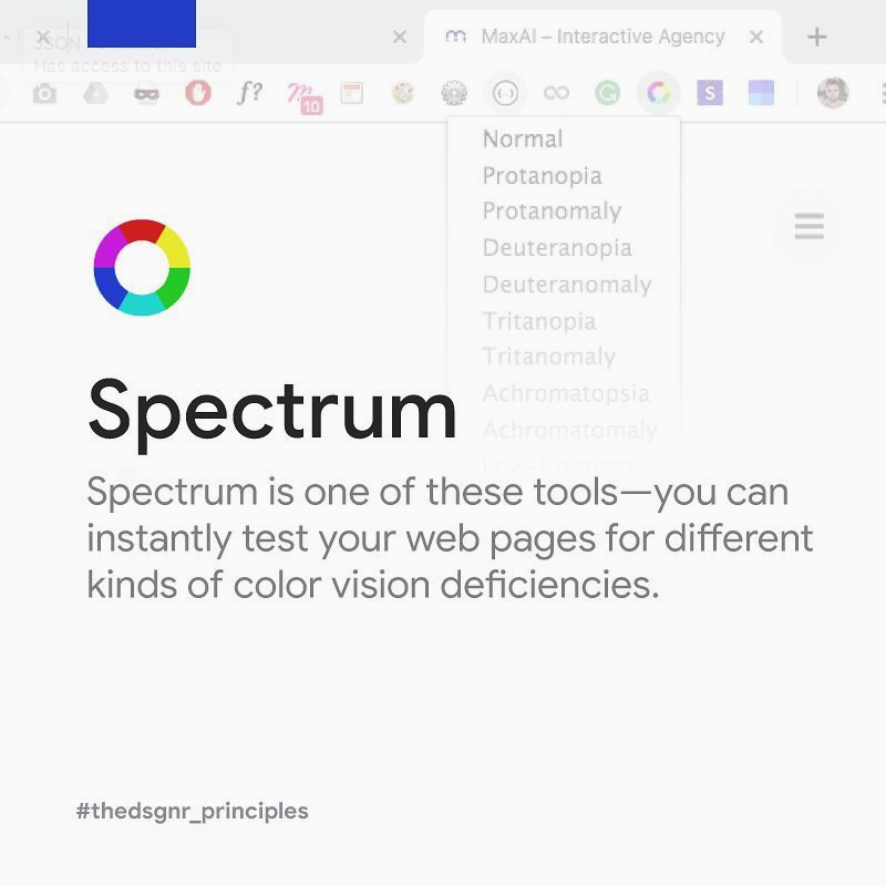 Chrome Extensions for Designers - Spectrum